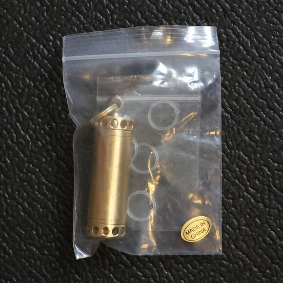LANA DEL REY Pill Case BNIP Brass Pill Case OFFICIAL MERCH - Picture 3 of 9